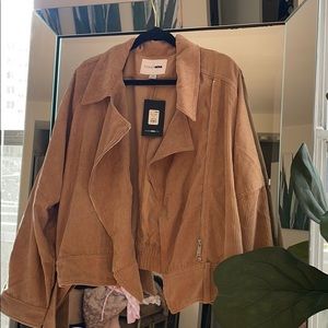 Cropped Corduroy Jacket